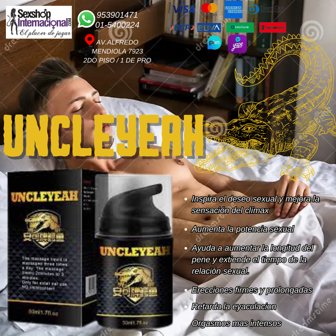 Gel Potenciador Erección Uncleyeah